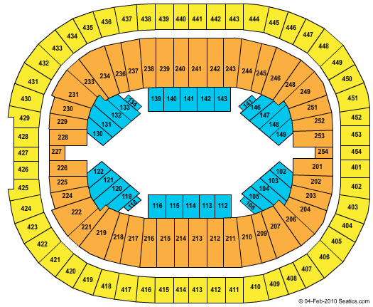 BC Place Stadium Ceremonies Seating Chart
